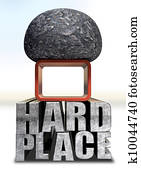 Caught Between A Rock And A Hard Place Caught Between A Rock And A Hard Place