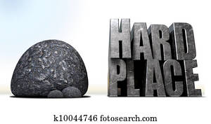 Caught Between A Rock And A Hard Place Caught Between A Rock And A Hard Place