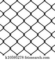 Chain Link Fence Vector Chain Link Fence Vector