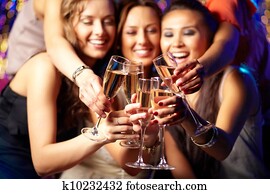 champagner, party champagner, party