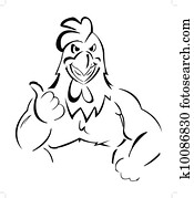 Chicken Mascot Chicken Mascot