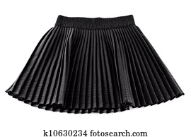 Chorna invention pleated short skirt woman