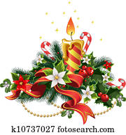 Christmas candle light Christmas candle light