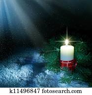 Christmas Candle Christmas Candle