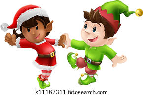 Christmas Elves Dancing Christmas Elves Dancing