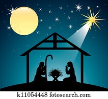 Christmas nativity scene Christmas nativity scene