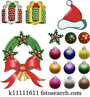 christmas ornaments vector christmas ornaments vector