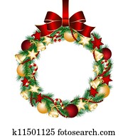 Christmas wreath decoration Christmas wreath decoration