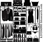 Closet Wardrobe Cupboard Man Woman Closet Wardrobe Cupboard Man Woman