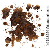 Coffee stains. Coffee stains.