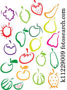 Collection of fruit Collection of fruit