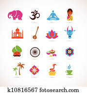 collection of India vector icons collection of India vector icons