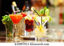 Colorful cocktails Colorful cocktails