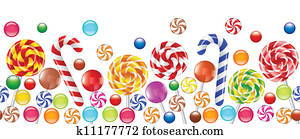 coloridos, bala doce, fruta, bombom, pirulito