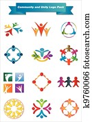 Community and Unity Logo Pack