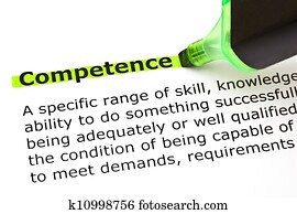 Competence highlighted in green