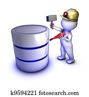 Concept of a character extracting data from a database Concept of a character extracting data from a database