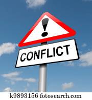 Conflict concept. Conflict concept.