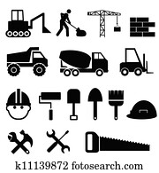 Construction icon set Construction icon set