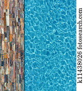 Cool water in swimming pool background Cool water in swimming pool background