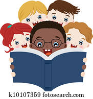 crianças, leitura, livros