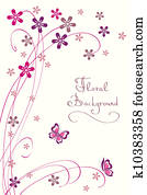 Cute Floral Background Cute Floral Background