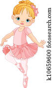 Cute little ballerina Cute little ballerina