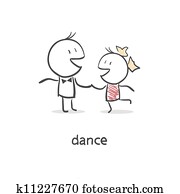 Dancing couple.