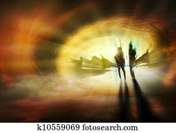 dass, weg, to, himmel