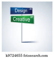 design, kreativ, richtung, straße, zeichen.