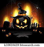 dia das bruxas, abóbora