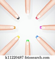 Different manicure Different manicure