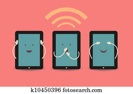 digital tablet pc poster