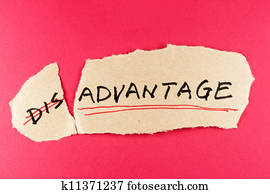 disadvantage advantage amending changing word