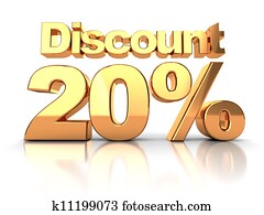 Discount 20 percent Discount 20 percent
