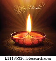 diwali, פסטיבל, diya