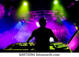 Dj at the concert Dj at the concert