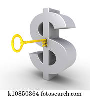 dollar-key, do, ten, keyhole, od, dollar symbol