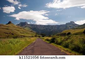 Drakensberg mountains in South A... Drakensberg mountains in South A...