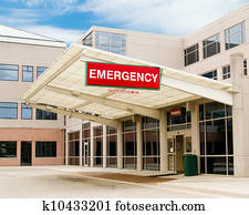 eingang, to, unfallstation eingang, to, unfallstation