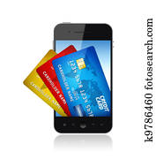 Electronic Wallet Concept Electronic Wallet Concept