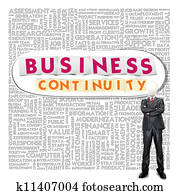 empresa / negocio, palabra, nube, para, empresa / negocio, y, finanzas, concepto, empresa / negocio, continuidad, concepto