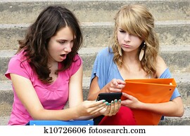 en línea, o, cyber, intimidar, concepto