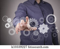 engenharia, e, desenho, imagem