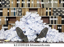 enterrado, homem negócios