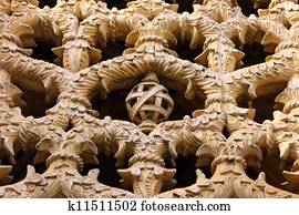 esfera armillary, em, a, batalha, mosteiro, portugal