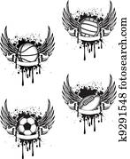 esportes, emblema