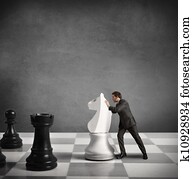 estratégia, e, táticas, em, negócio