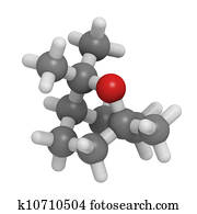 Eucalyptol molecule, chemical structure Eucalyptol molecule, chemical structure