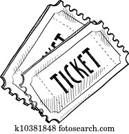 Event ticket sketch Event ticket sketch